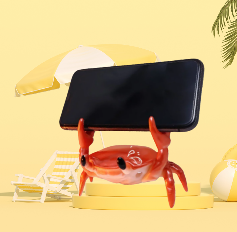Phone Accessories For Old People - 개성 넘치는 3D 게 모양 책상
