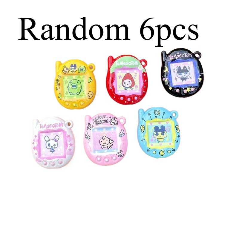 Phone Accessories Doll - 1/3/6pcs 다마고치 비즈 액세서리 아크릴 만화