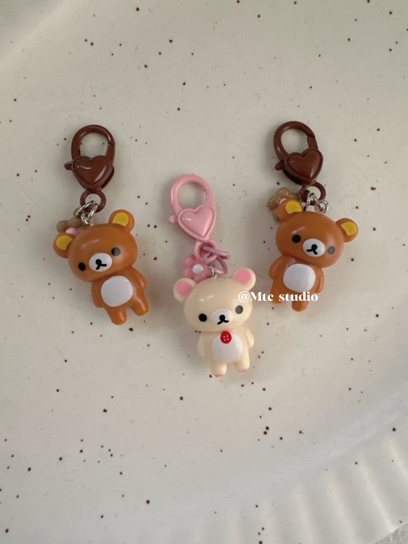 Phone Accessories Doll - Kawaii Rilakkuma 게으른 곰 열쇠 고리