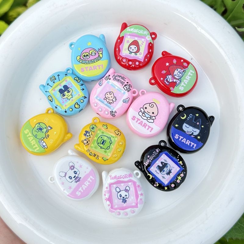 Phone Accessories Doll - 1/3/6pcs Tamagotchi 비드 액세서리 아크릴 만화