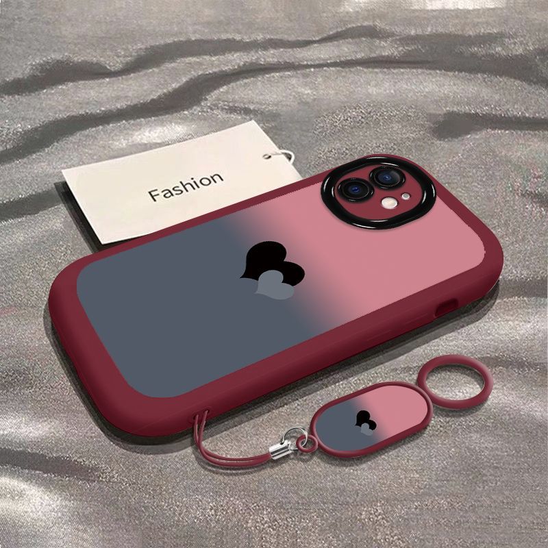 Phone Accessories Aesthetic - 귀여운 그라데이션 하트 폰 케이스와 어울리는