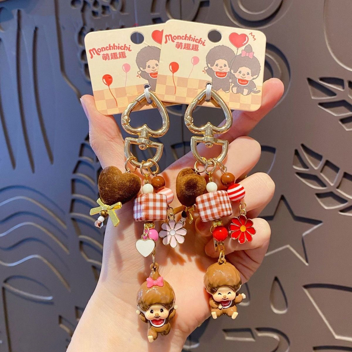 Phone Accessories For Your Car - 귀여운 몬치치 미니 그레인 비즈 DIY