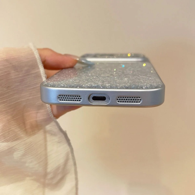 글리터 다이아몬드 카메라 렌즈 대형 창 휴대폰 케이스  - Phone Accessories Aesthetic 리뷰 및 가격
