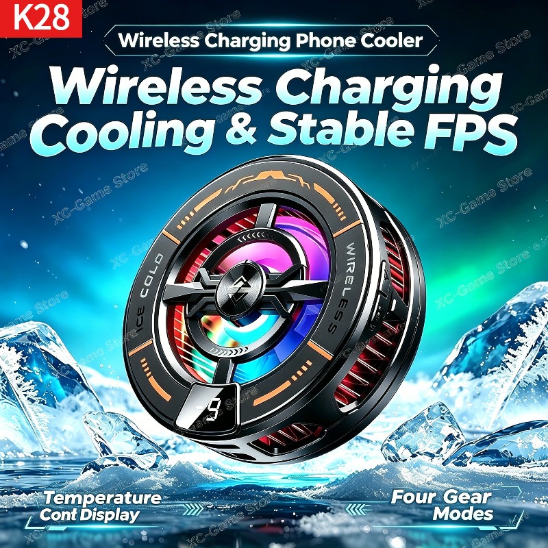 K28 자기 반도체 휴대폰 쿨러(무선 고속 충전기 포함 - Phone Accessories For Android 리뷰 및 가격