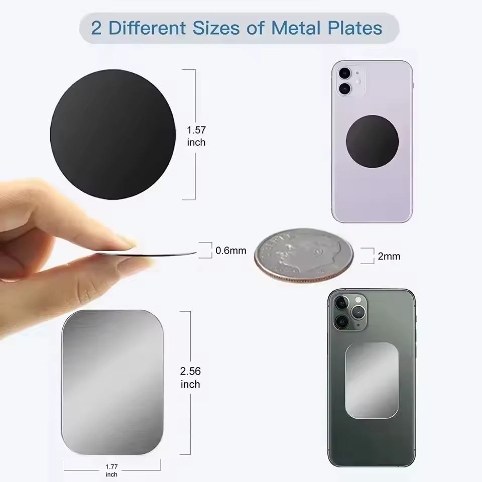 5/10pcs 자기 금속 플레이트 디스크 자동차 전화  - Phone Accessories Stand 리뷰 및 가격