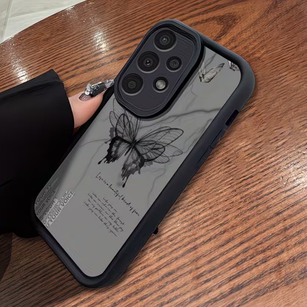 심미적인 그런지 나비 & 명언 프린트 삼성 26 S25 - Phone Accessories Aesthetic 리뷰 및 가격