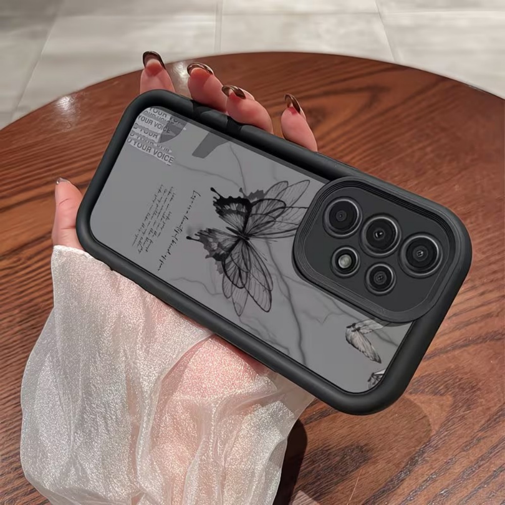 심미적인 그런지 나비 & 명언 프린트 삼성 26 S25 - Phone Accessories Aesthetic 리뷰 및 가격