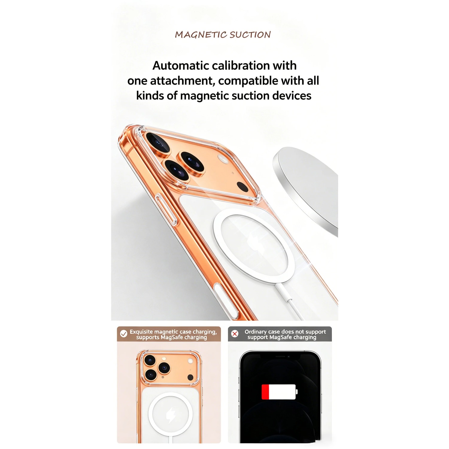 아이폰 17 프로 맥스용 마그네틱 투명 케이스, 충격  - Yellow Phone Accessories 리뷰 및 가격