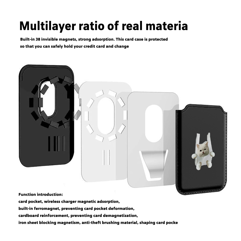 쓰레기봉투 고양이 자석 가죽 지갑 아이폰 17 16 프 - Phone Accessories For Android 리뷰 및 가격