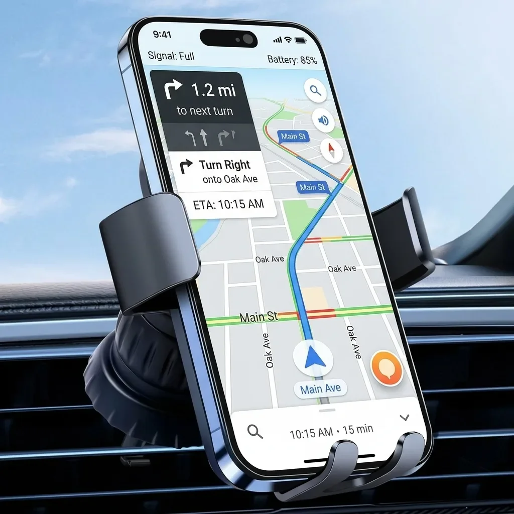 유니버설 차량용 에어벤트 폰 홀더 360 °   회전식 - Phone Accessories Stand 리뷰 및 가격