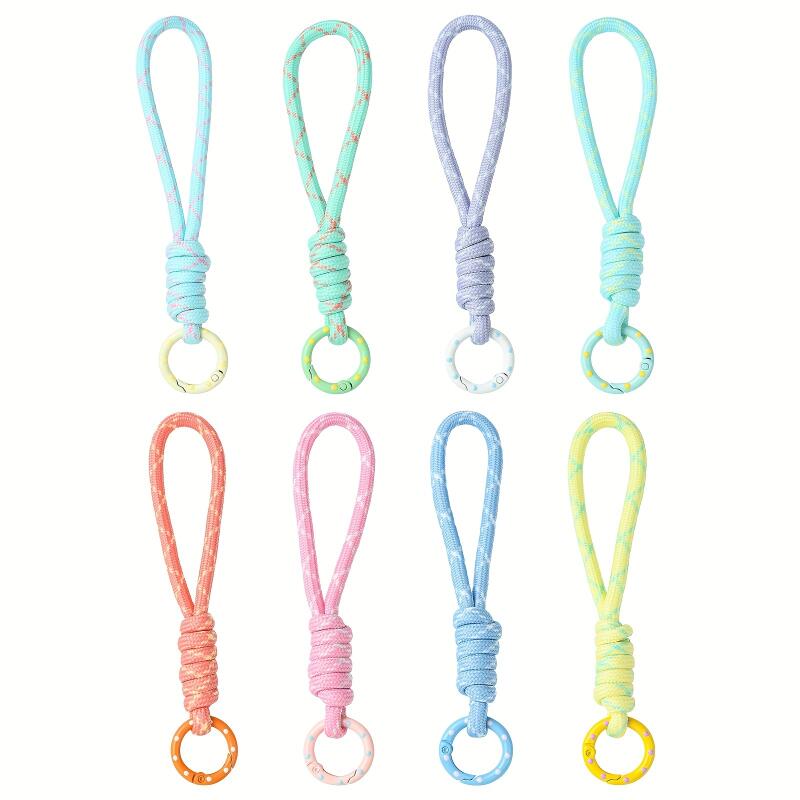 2~5pcs 다채로운 땋은 키체인 휴대폰 끈 분실 방지 - Phone Accessories For Android 리뷰 및 가격