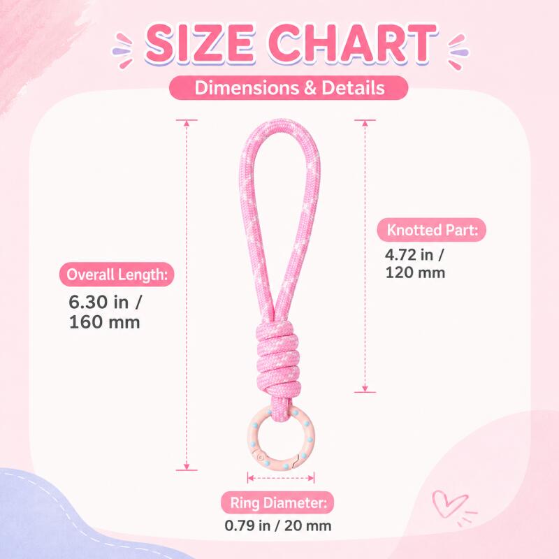 2~5pcs 다채로운 땋은 키체인 휴대폰 끈 분실 방지 - Phone Accessories For Android 리뷰 및 가격