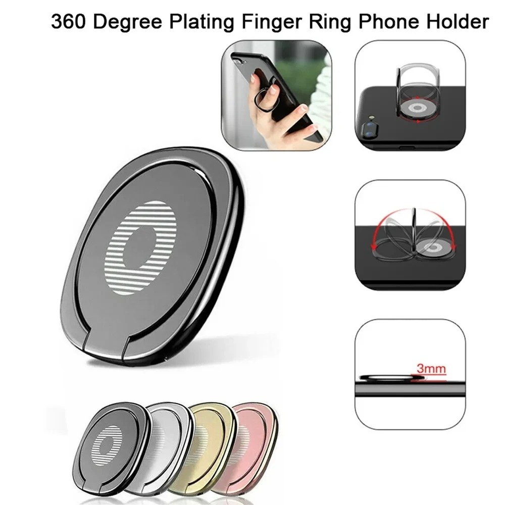 유니버설 핑거 링 폰 홀더 360도 회전 핑거 링 스탠 - Phone Accessories Stand 리뷰 및 가격