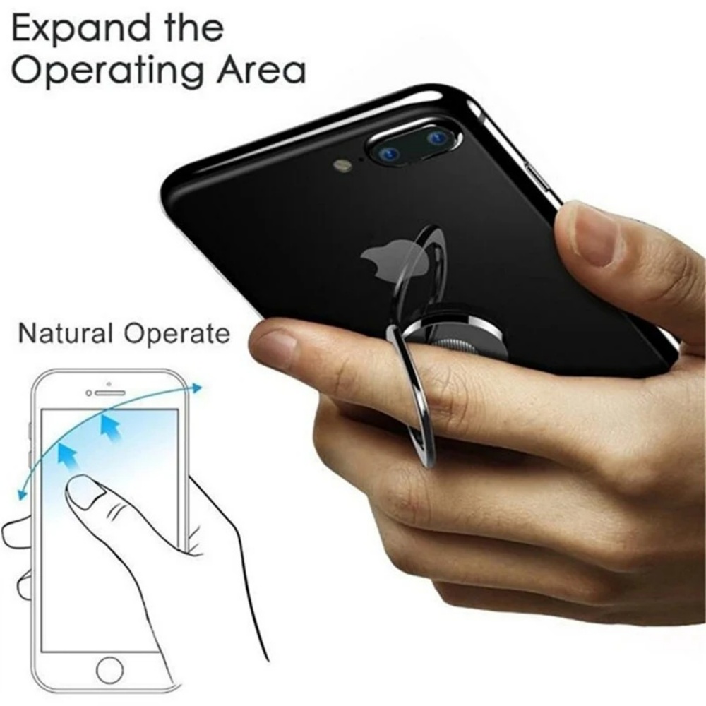 유니버설 핑거 링 폰 홀더 360도 회전 핑거 링 스탠 - Phone Accessories Stand 리뷰 및 가격