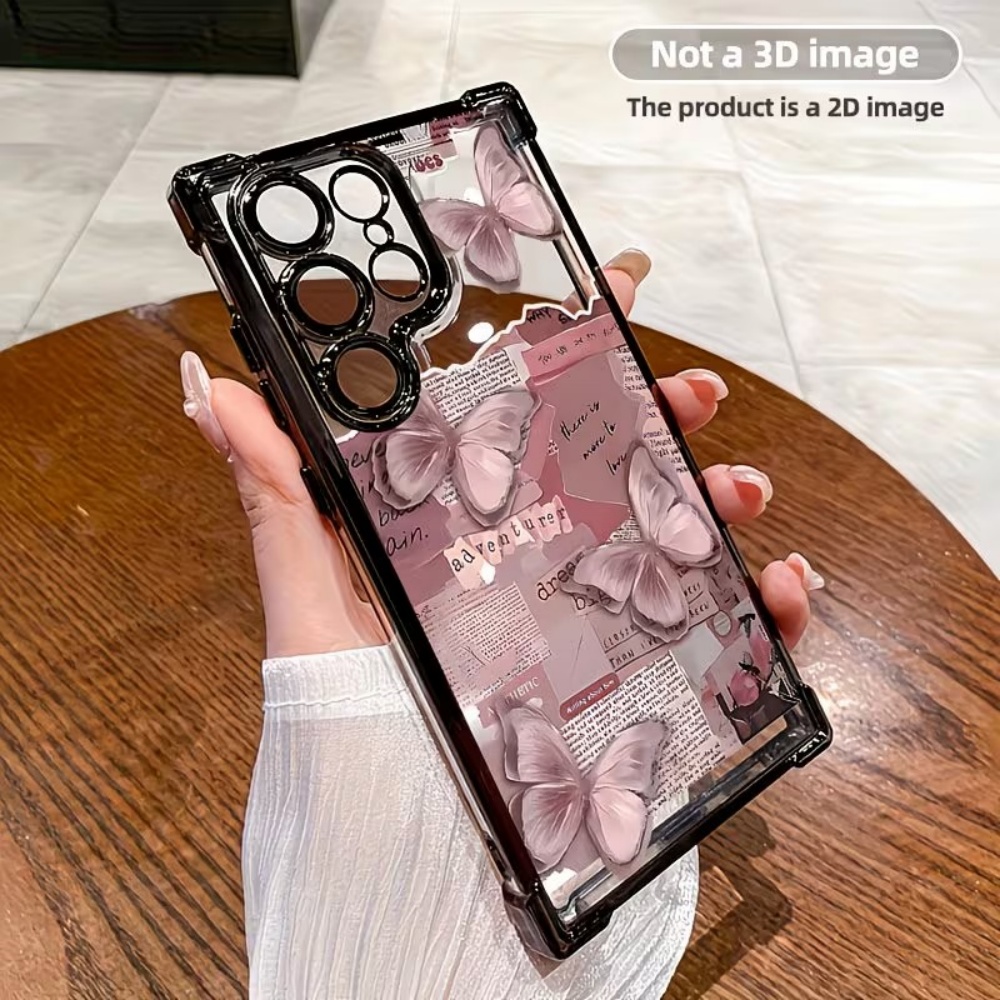 인스 감성 나비 신문 프린트 폰 케이스 삼성 S26 S - Phone Accessories Aesthetic 리뷰 및 가격
