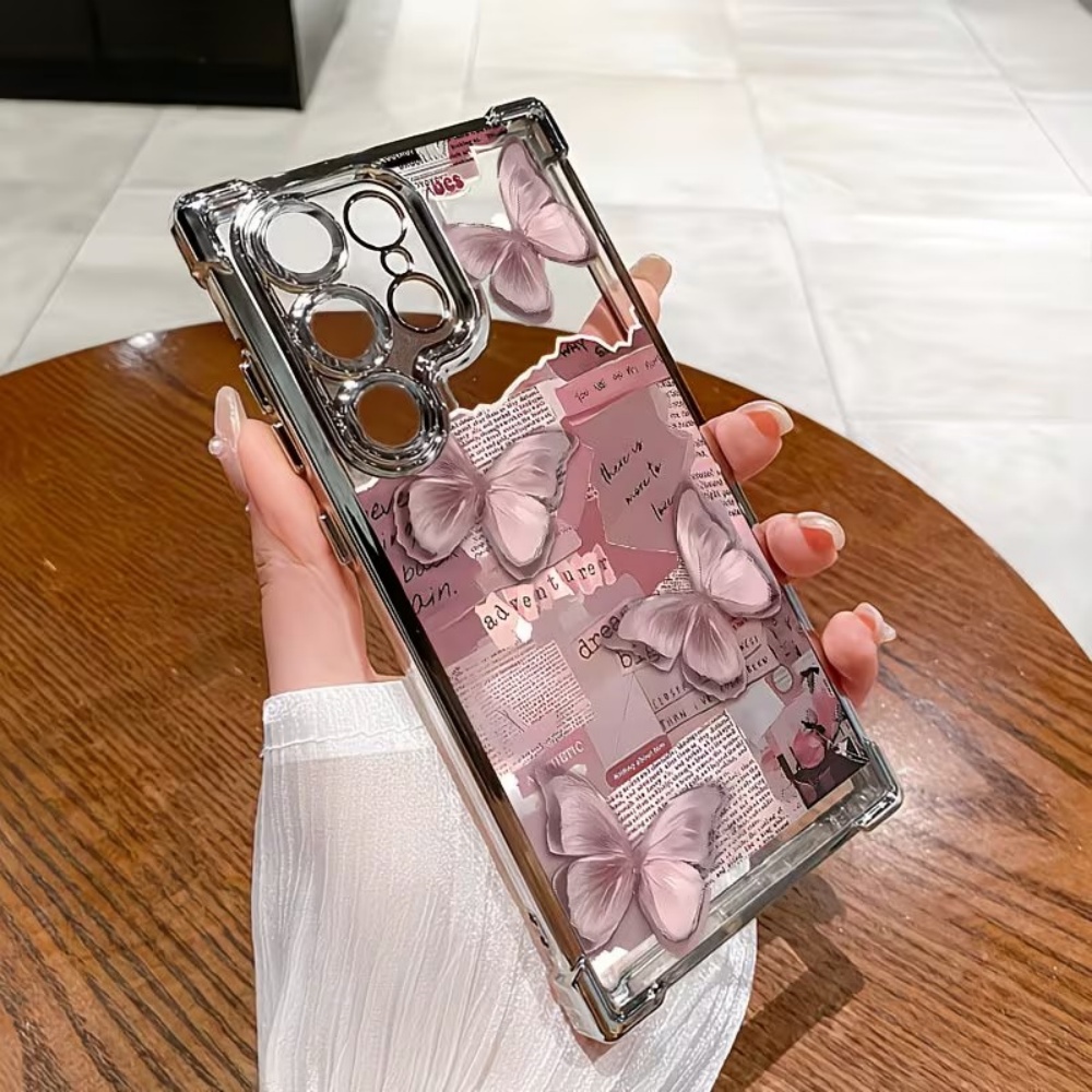 인스 감성 나비 신문 프린트 폰 케이스 삼성 S26 S - Phone Accessories Aesthetic 리뷰 및 가격