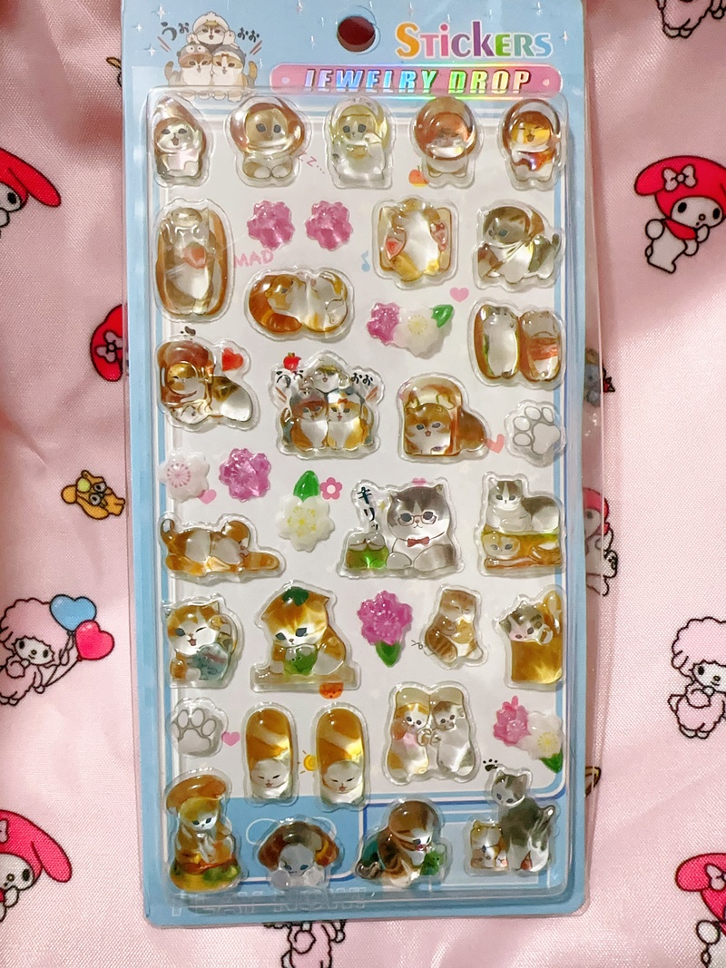 새로운 핫 3D 모푸샌드 솔리드 크리스탈 릴리프 스티커 - Phone Accessories Aesthetic 리뷰 및 가격