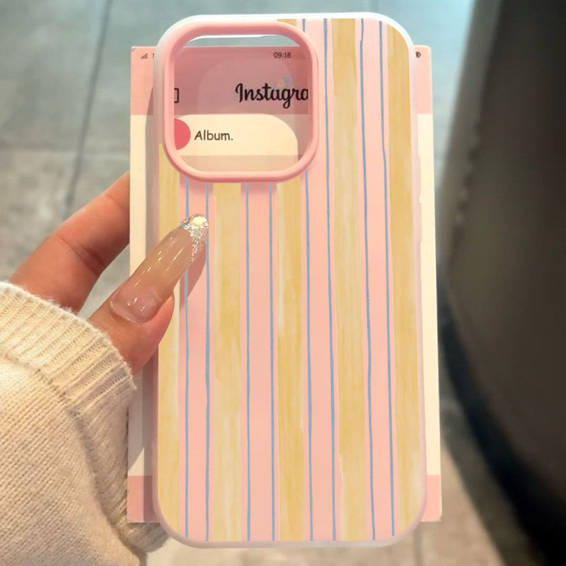 스타일리시한 노란색 줄무늬 아이폰 케이스 (아이폰 17 - Yellow Phone Accessories 리뷰 및 가격