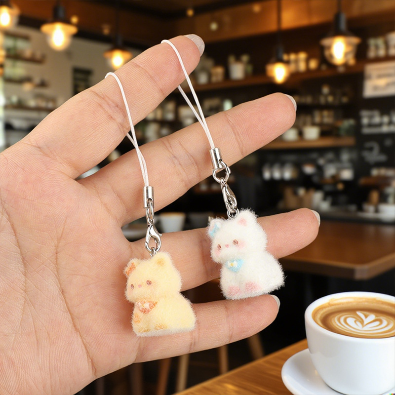 귀여운 만화 동물 고양이 펜던트 키체인, 가방, 이어폰 - Phone Accessories For Your Car 리뷰 및 가격