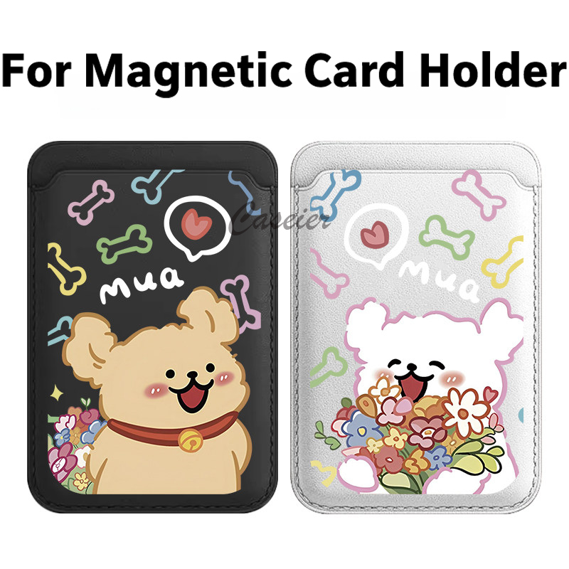 화려한 꽃무늬 강아지 자석 가죽 지갑형 아이폰 17 프 - Phone Accessories For Android 리뷰 및 가격