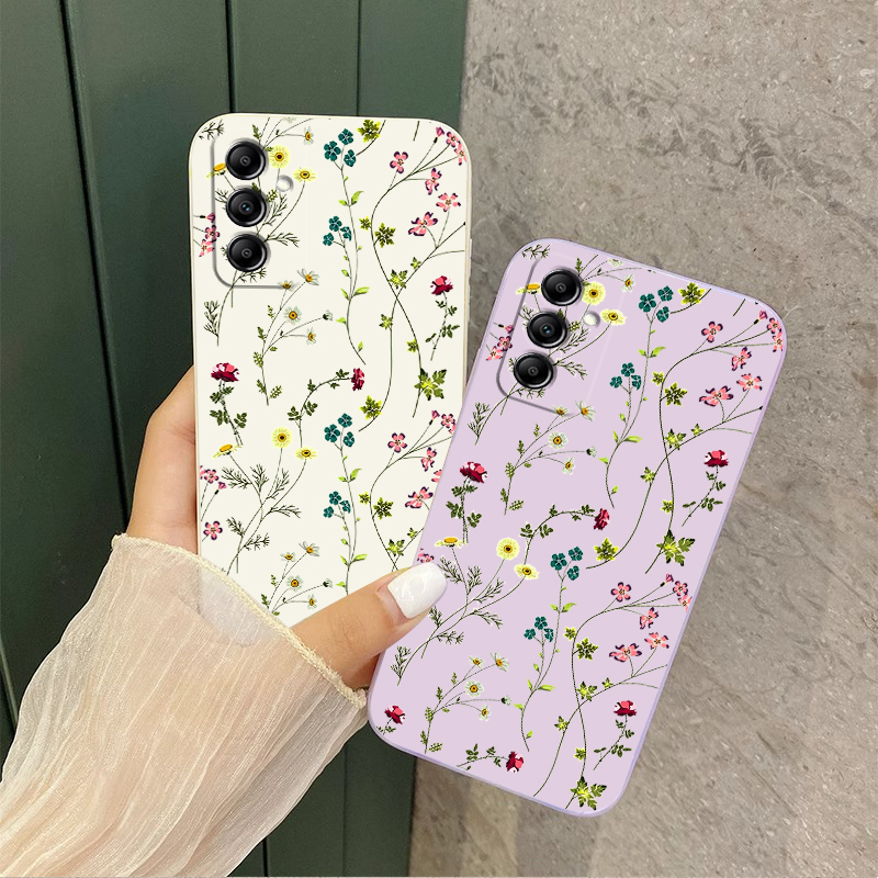 14 노란 해바라기 실리콘 전화 케이스 삼성 A14 A - Yellow Phone Accessories 리뷰 및 가격
