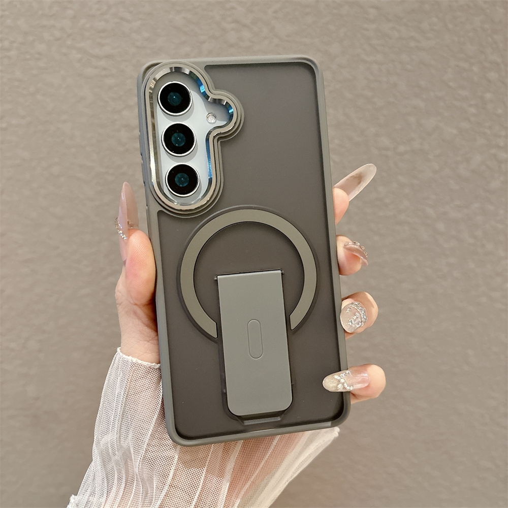 럭셔리 매트 마그세이프 폴딩 마그네틱 스탠드 폰 케이스 - Phone Accessories Stand 리뷰 및 가격