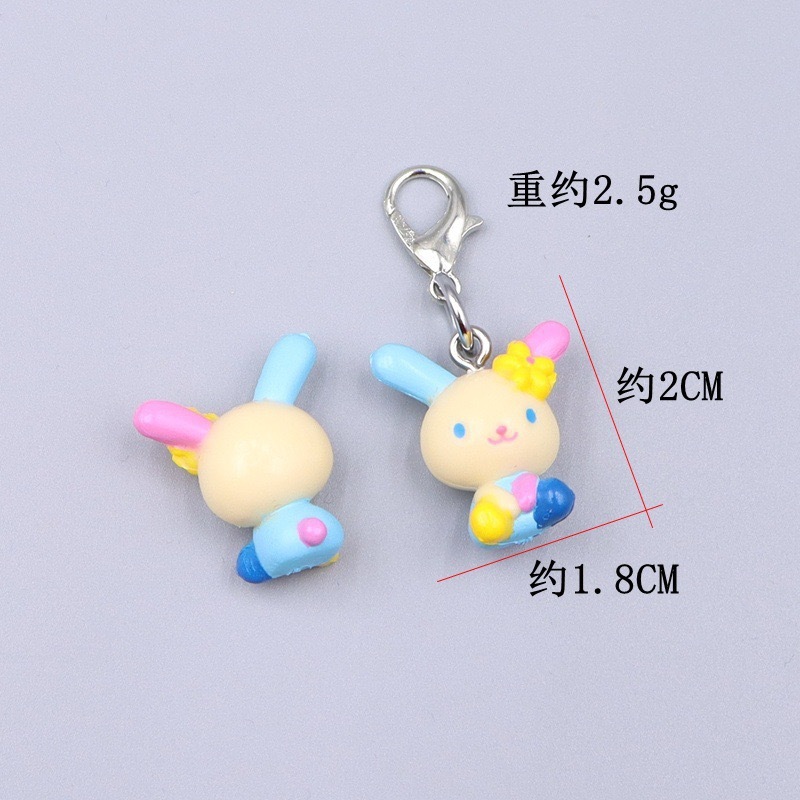 새로운 귀여운 우사하나 키체인 만화 애니메이션 토끼 카 - Phone Accessories Doll 리뷰 및 가격