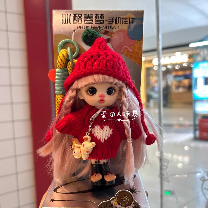14cm 미니 인형 Bjd 드레스업 소녀 비닐 인형,  - Phone Accessories Doll 리뷰 및 가격
