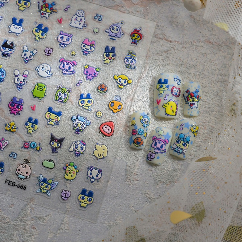 새로운 전자 애완동물 마마치 쿠키파치 3D 릴리프 네일 - Phone Accessories Doll 리뷰 및 가격