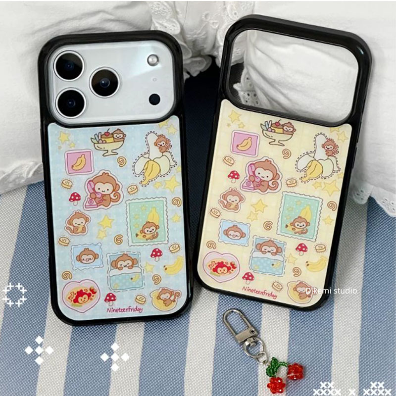한국 인스 블루 옐로우 몽키 바나나 무광 폰 케이스 아 - Yellow Phone Accessories 리뷰 및 가격